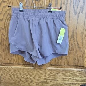 All in Motion Green Athletic Shorts with Elastic Waistband